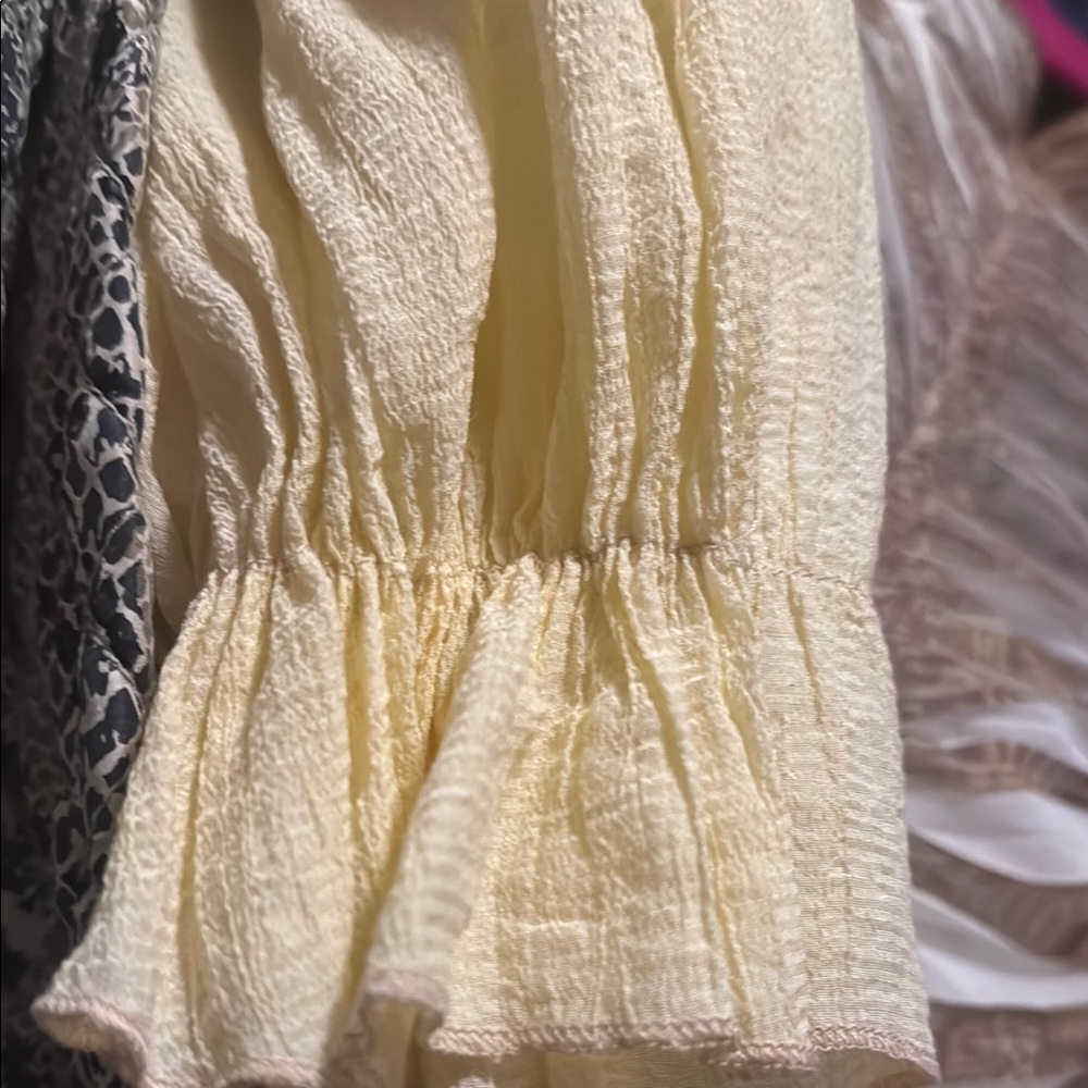 Hello Molly dress Cream Ruffle Dress - Picture 6 of 6
